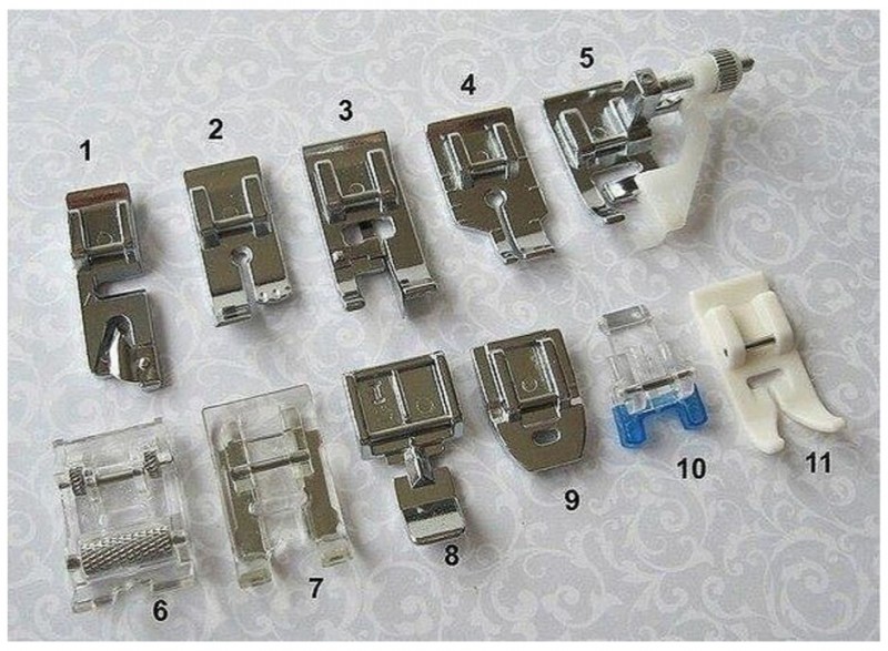 ​Назначение лапок для швейной машинки