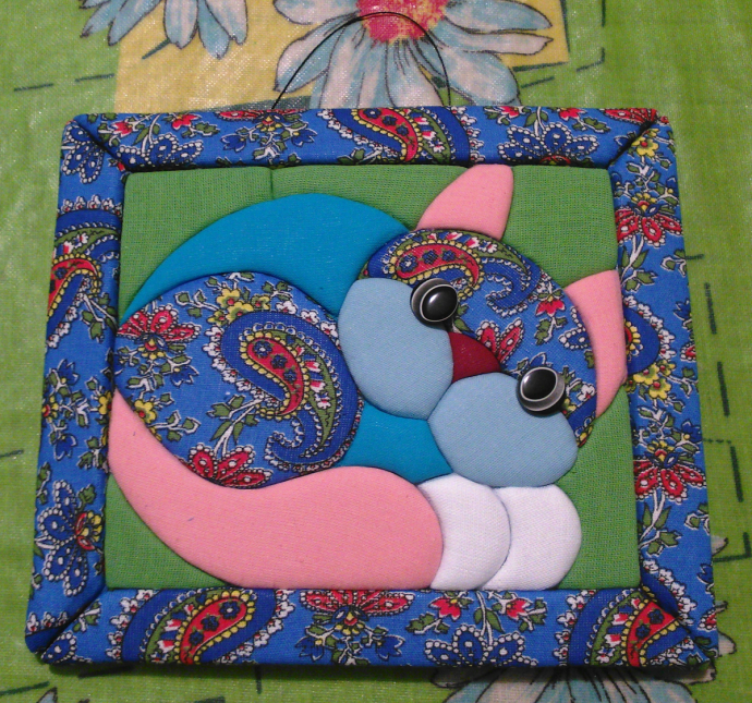 Картины в технике пэчворк: животный мир