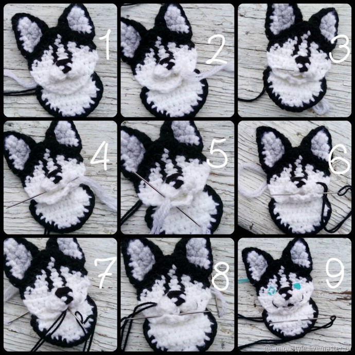 Вязаный малыш Хаски Вязаный малыш Хаски