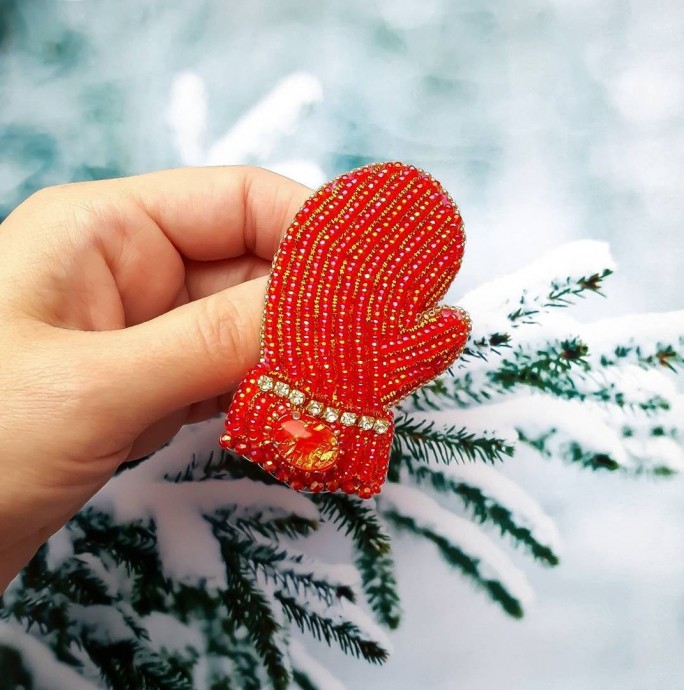 Броши из бисера: идеи