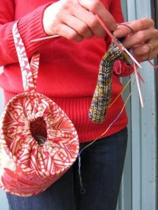 ​Дорожная сумочка для вязания