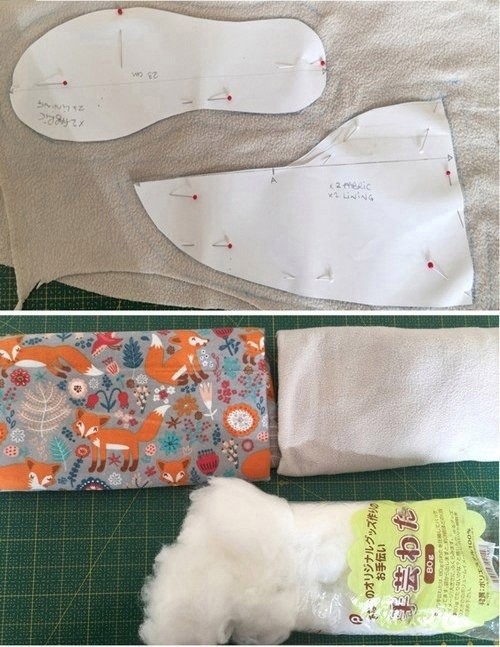 Шьём домашние флисовые тапочки