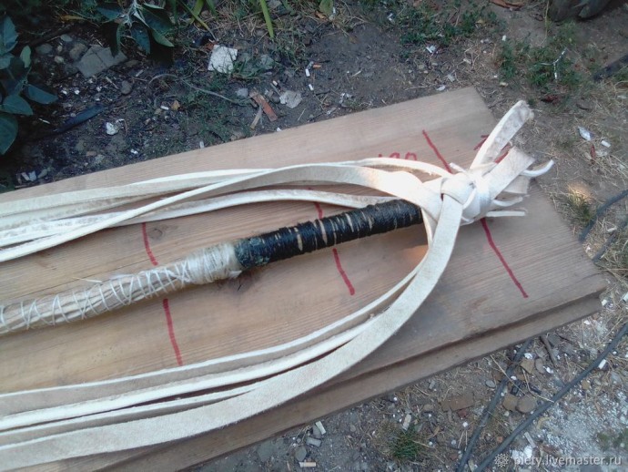 Плетение кнута-нагайки: подробный мастер-класс