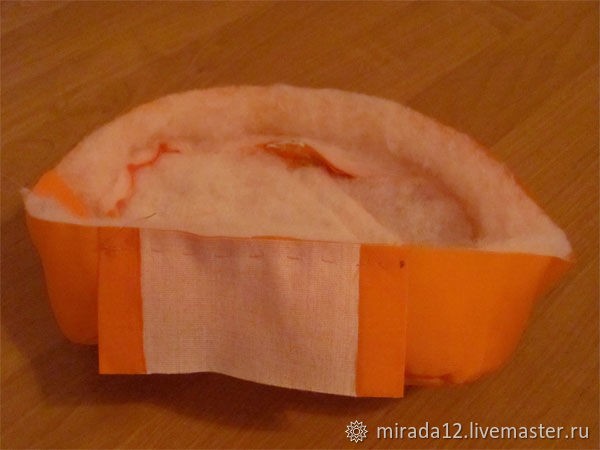 Шкатулка-косметичка с жестким каркасом