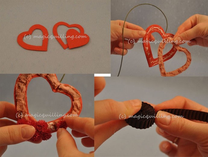 Фоторамка "Ягодное сердце"