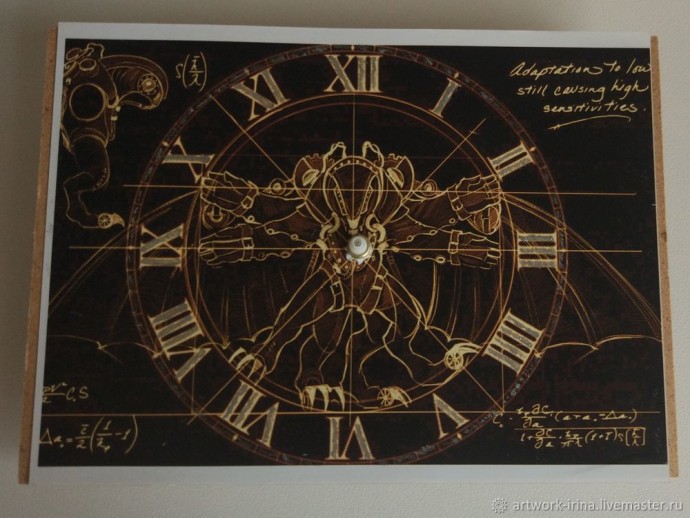 Дизайнерские часы своими руками