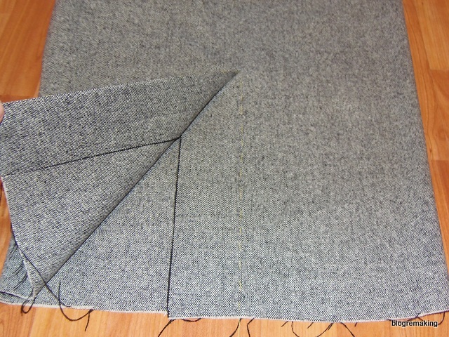 Технология обработки шлицы в изделиях с подкладкой