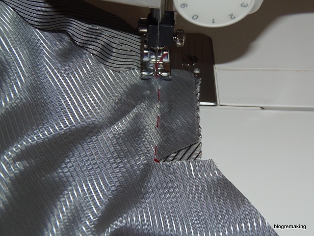 Технология обработки шлицы в изделиях с подкладкой