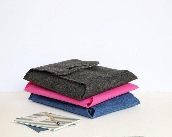 Складная коробка из фетра