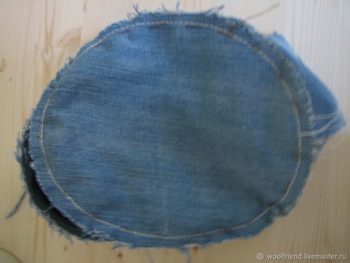 Джинсовая ретро шляпка Джинсовая ретро шляпка