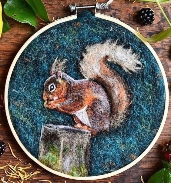 Шерстяная акварель: идеи для вдохновенного творчества