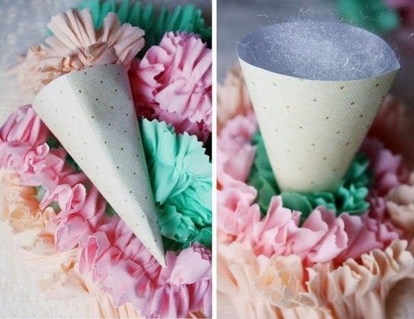 Оригинальные идеи создания мороженого из ткани для декора праздника