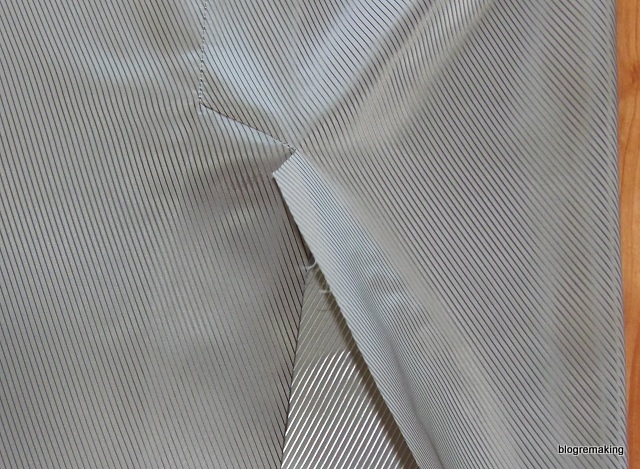 Технология обработки шлицы в изделиях с подкладкой