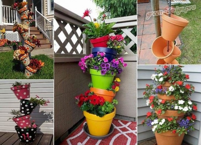 Вертикальная клумба