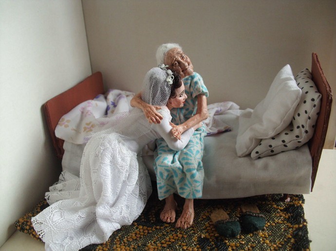 Дорогие мои старики: кукольные миниатюры, от которых слезы наворачиваются на глаза