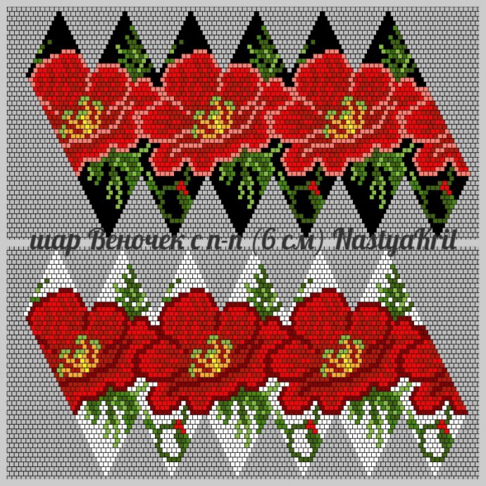 ​Красивые схемы для бисероплетения