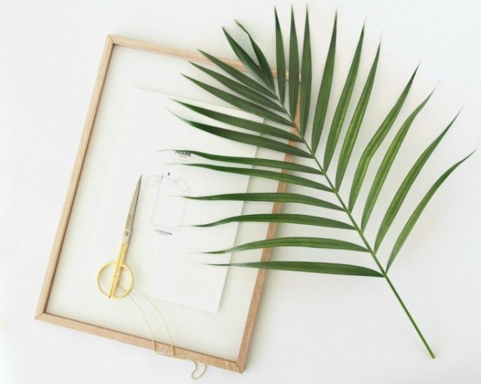 Невероятная картина из листа пальмы: мастер-класс