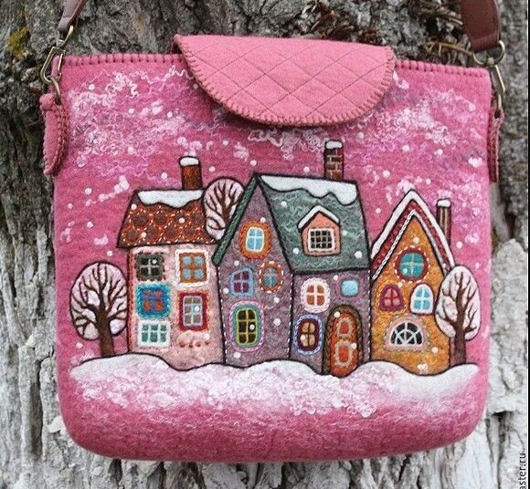 Войлочные сумки: идеи для вдохновенного творчества