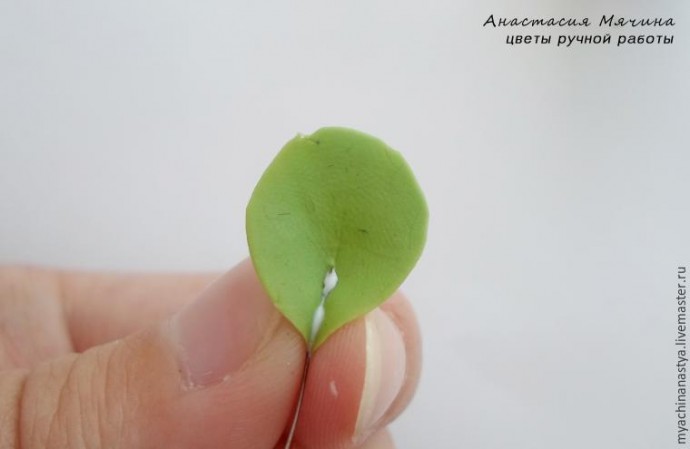 Лепка клевера из полимерной глины