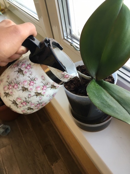 Красивый кувшин из старого чайника