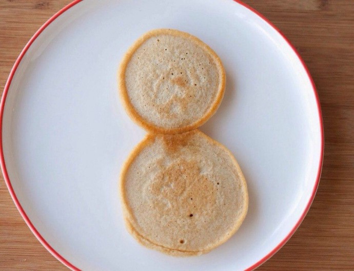 Очень красивый и вкусный новогодний завтрак