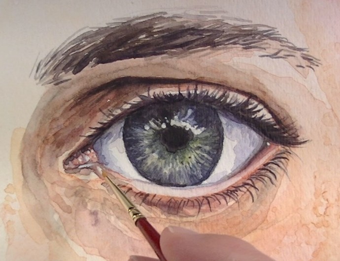 Рисуем правдоподобный красивый глаз