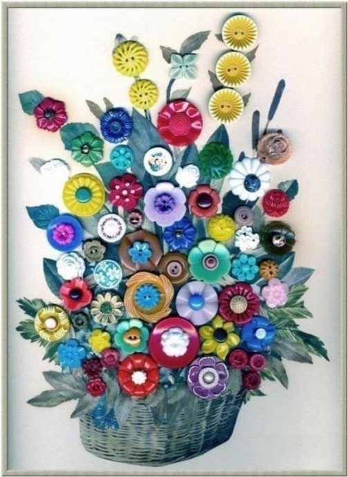 Искусство из пуговиц
