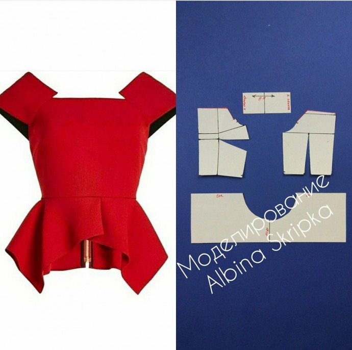 Моделирование красивых и оригинальных блузок