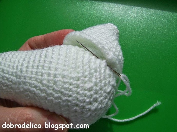 Голубь крючком