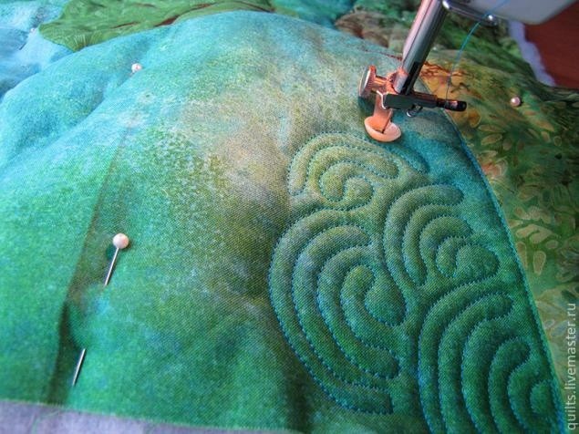 Стёганое панно "Яблоня"