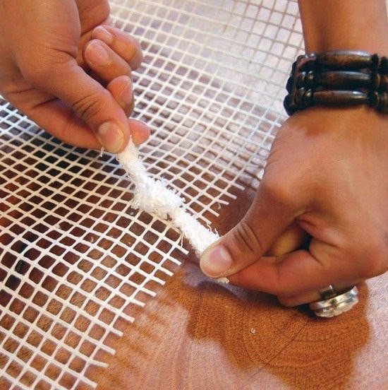 Коврик из махрового полотенца