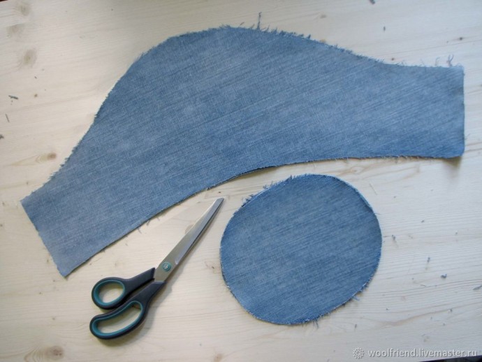 Джинсовая ретро шляпка Джинсовая ретро шляпка