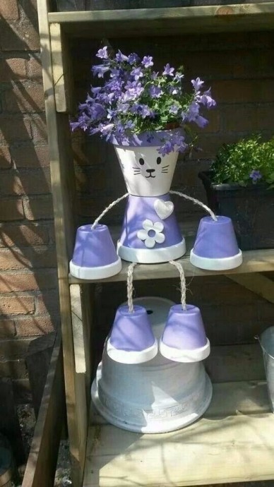 Очаровательные идеи декора с горшками