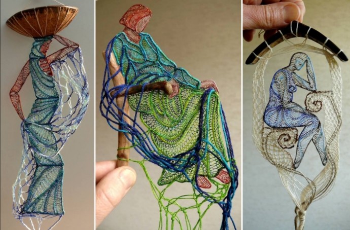 Плетение на коклюшках: потрясающие идеи