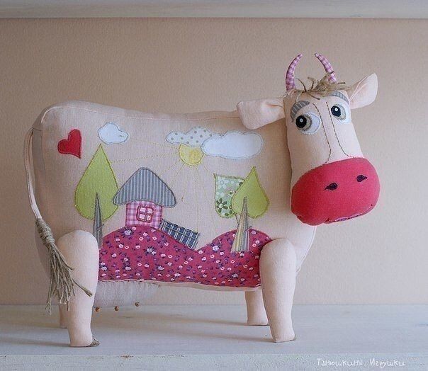 Подушка-коровка