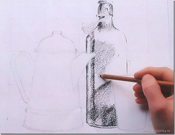 ​Рисуем натюрморт простым карандашом