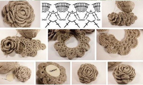 ​Удивительная салфетка в виде яркой полянки