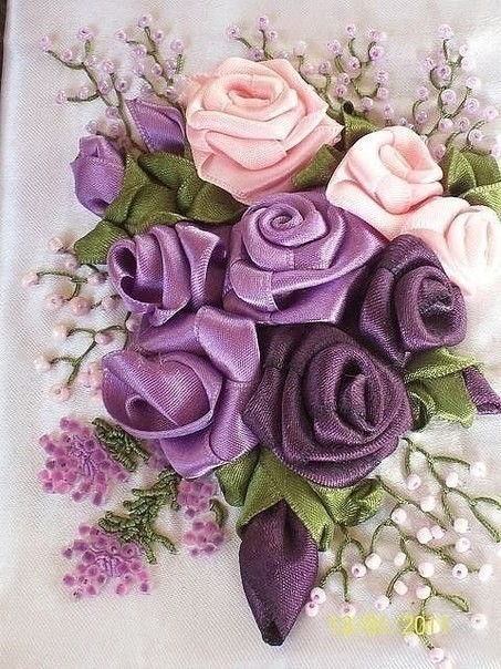 Высший пилотаж вышивки лентами