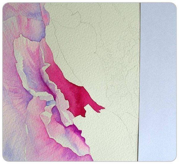 Акварельные цветы, наполненные солнечным светом