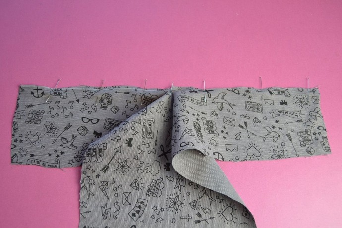 Обработка разреза на рукаве Обработка разреза на рукаве