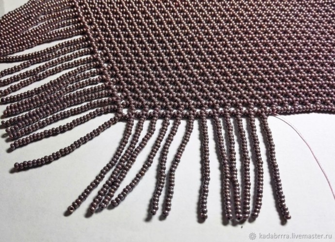 Бахрома для колье-косынки