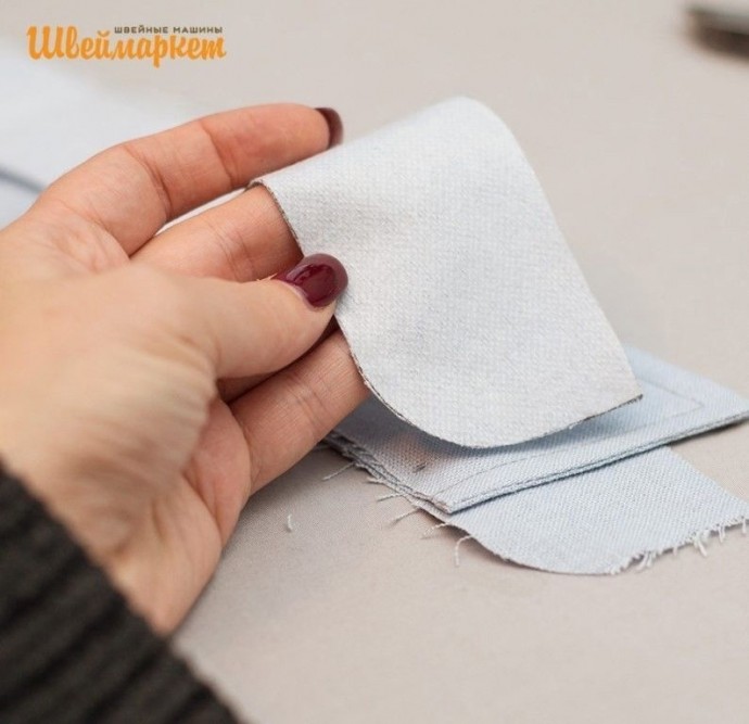 Обработка отложного воротника: мастер-класс