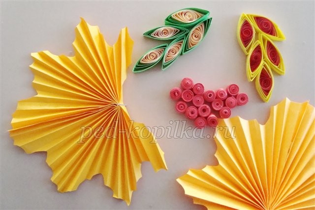 Красота природы в технике квиллинга