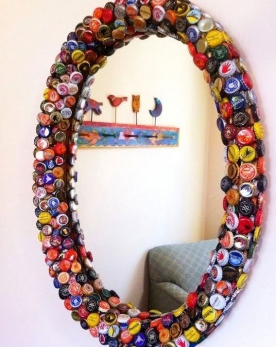 Интересные идеи декора зеркал