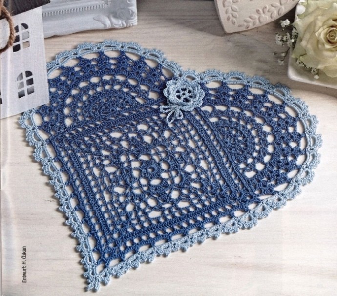 Сердце из квадрата и двух полукружий