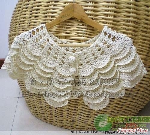 ​Пелерина с чешуйками