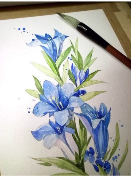 Рисуем колокольчики