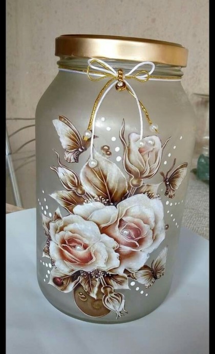 Роспись баночек