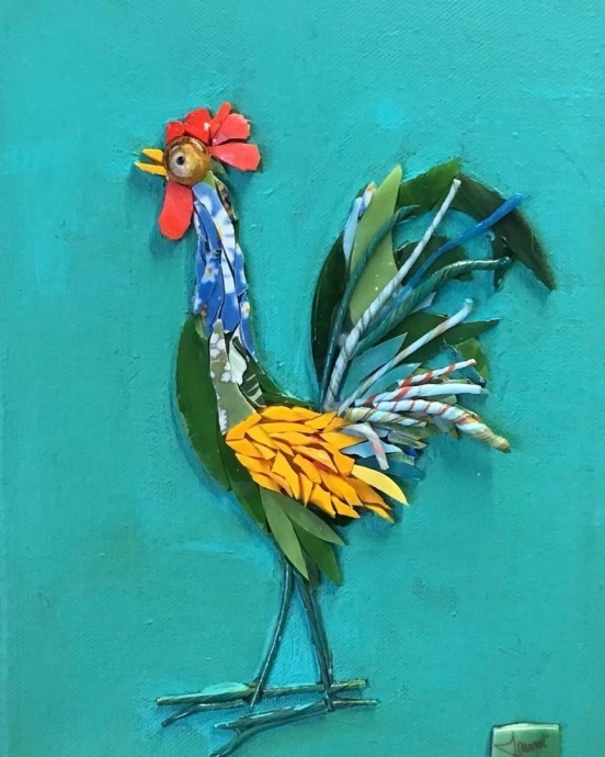 Животные из мозаики