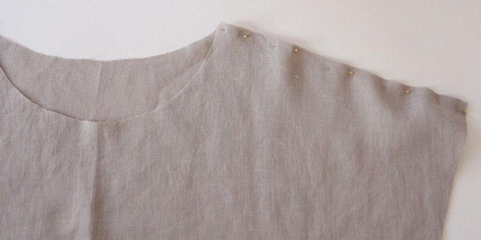 Разрез на горловине: техника шитья Разрез на горловине: техника шитья